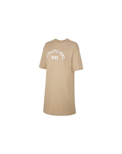 Платье с короткими рукавами женское желтое Nike