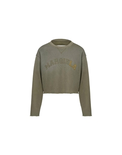 Свитшот женский, оливково-зеленый Maison margiela