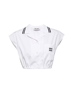 Рубашка женская белая Miu miu