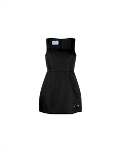 Платье-комбинация женское, черный Prada