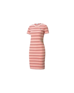 Платье Downtown Shorts-Sleeved Women's Pink Puma