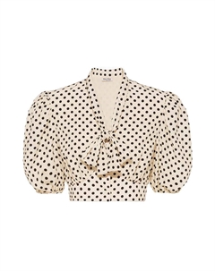 Рубашка женская, слоновая кость Miu miu