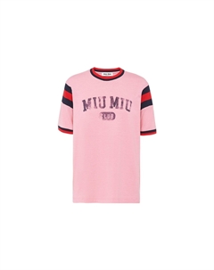 Футболка женская, розовый Miu miu