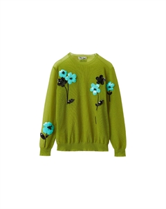 Свитер женский зеленый Miu miu