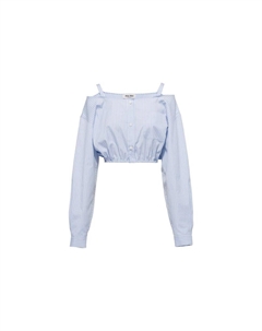 Рубашка женская, синий Miu miu