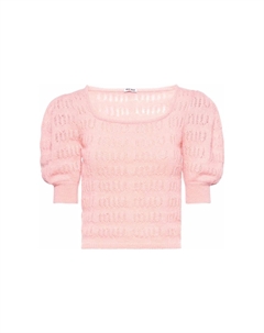 Топ женский, розовый Miu miu