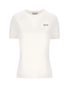 Футболка женская, белый Miu miu