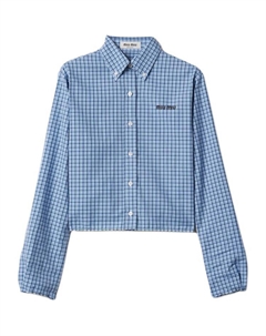 Рубашка женская, небесно-голубой Miu miu