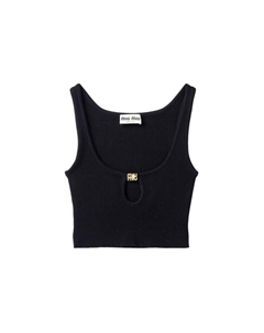 Майка женская, черный Miu miu