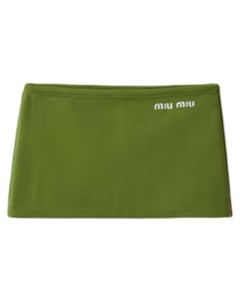 Юбка, зеленый Miu miu
