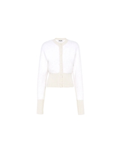 Свитер женский, белый Miu miu
