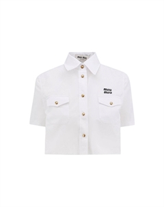 Рубашка женская, белый Miu miu