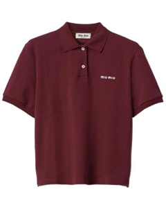 Рубашка поло женская, красный Miu miu