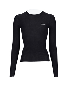 Свитер женский, черный Miu miu