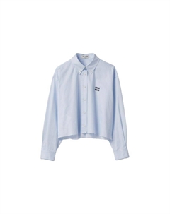 Рубашка женская, синий Miu miu