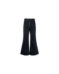 Джинсы женские, темно-синий Miu miu