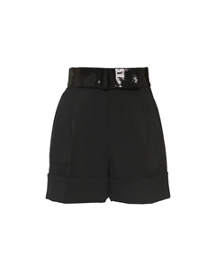 Повседневные шорты женские черные Miu miu