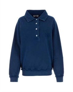 Свитшот женский, синий Miu miu