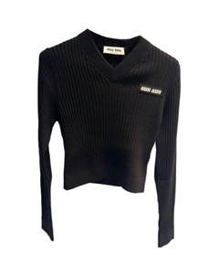 Свитер женский, черный Miu miu