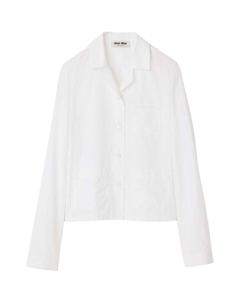 Рубашка женская, белый Miu miu
