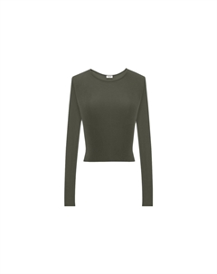 Футболка женская, зеленый Saint laurent