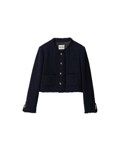 Куртка женская темно-синяя Miu miu