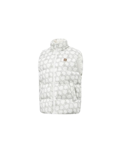 Жилет Sports Life Collection женский молочно-белый с полным принтом Li-ning