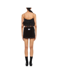 Юбка, черный Miu miu