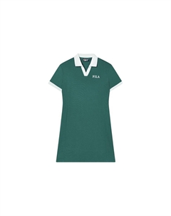 Платье с короткими рукавами женское темно-синее Fila
