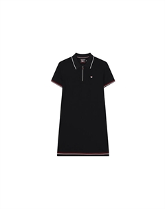 Платье с короткими рукавами женское темно-синее Fila