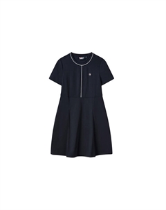Платье с короткими рукавами женское темно-синее Fila