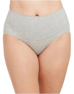 Мягкие компрессионные хлопковые трусики-корректирующее белье, серый Spanx