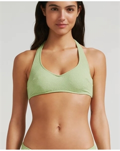 Верх бикини Ribbon Peppermint со структурированной завязкой и регулируемыми бретелями, зеленый Robin collection