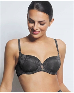 Кружевной моделирующий бюстгальтер, черный Selmark
