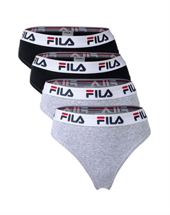 Стринги 4 шт, черный Fila