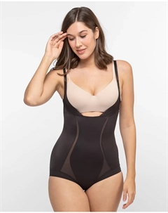 Утягивающее боди без чашек Firm Control, черный Maidenform