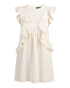 Платье Mini Mit Rüschen, кремовый Faina