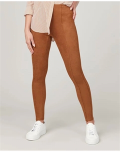 Женские моделирующие леггинсы с эффектом замши, коричневый Spanx