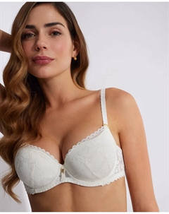 Корректирующий бюстгальтер с пеной и кружевом, цвет Crudo Selmark