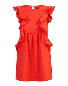 Платье Mini Mit Rüschen, красный Faina