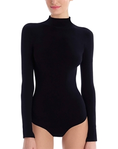 Боди-стринги с воротником-стойкой Ballet KT017, черный Commando