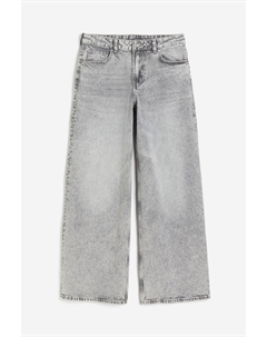 Джинсы Baggy Regular, светло-серый H&m