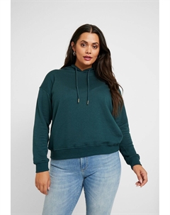 Толстовка ЖЕНСКАЯ Кофта с капюшоном, цвет bottlegreen Urban classics curvy