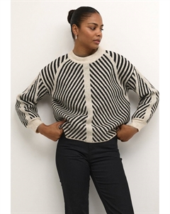 Свитшот КАВЕРА, цвет beige melange  black Kaffe