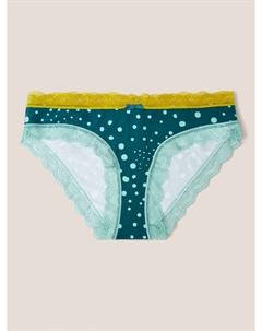Трусики с кружевной отделкой, бирюзовый/мульти White stuff