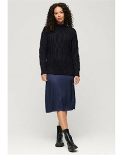 Свитшот ШЕЙНЫЙ КАБЕЛЬ, цвет eclipse navy Superdry