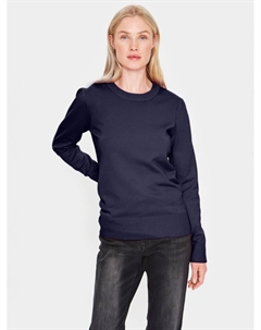 Мила Вязаный Пуловер, темно-синий Saint tropez