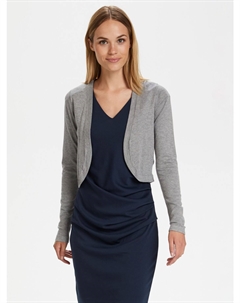 Короткий кардиган-болеро Astrid, серый меланж Kaffe