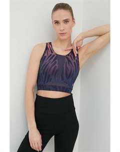 Спортивный бюстгальтер HA4324, темно-синий Adidas