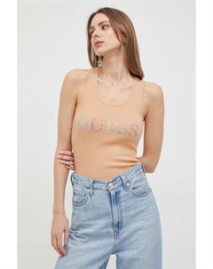 Хлопковый топ, оранжевый Guess